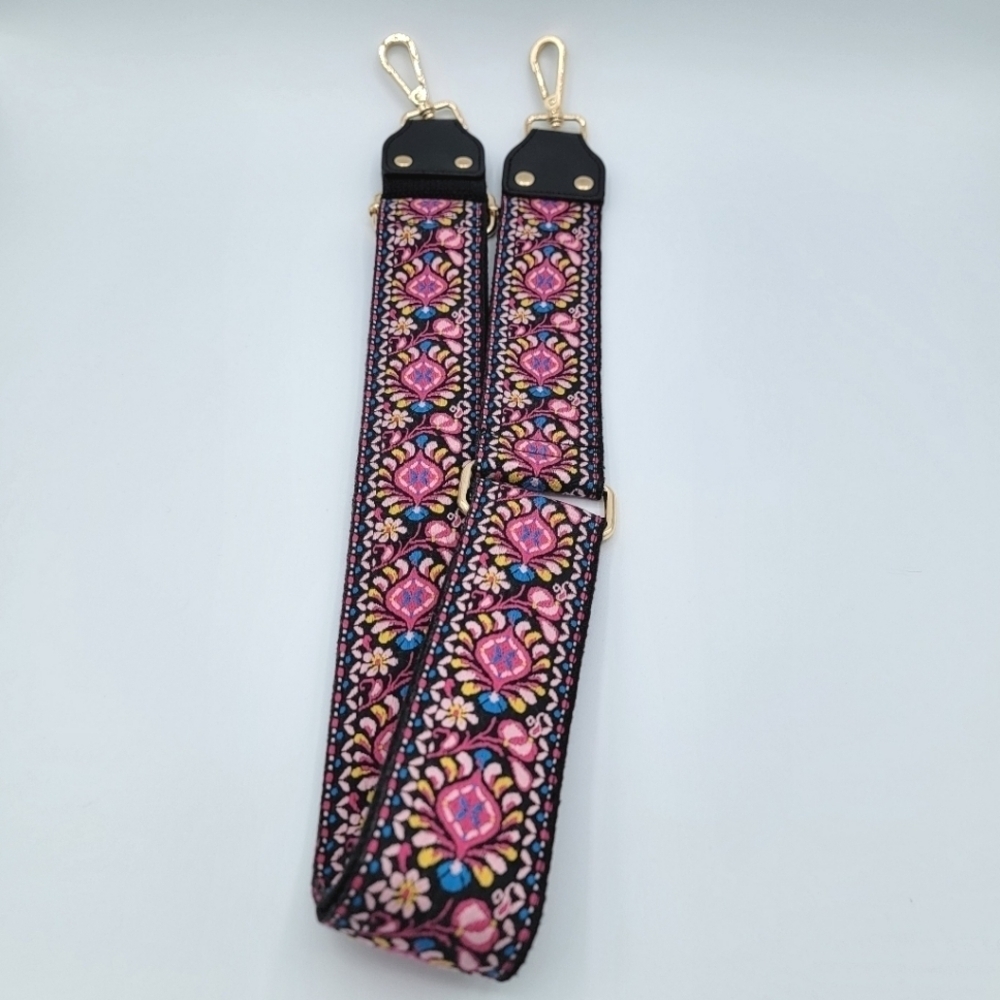 Adjustable Crossbody Strap Pink Floral NWOT #2180